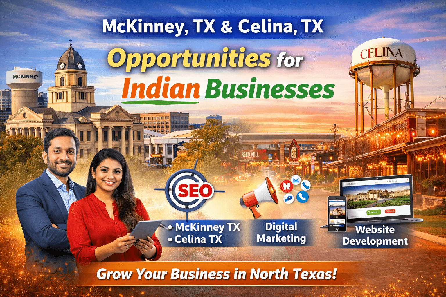 Opportunities for Indian Businesses in McKinney and Celina: A Local Insight