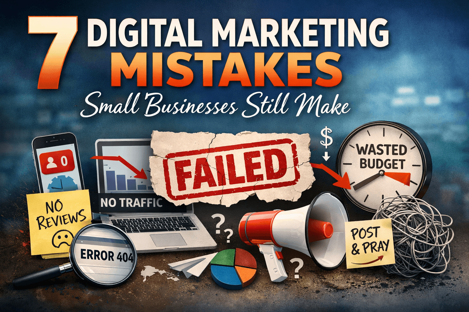 7 Digital Marketing Mistakes Small Businesses Still Make